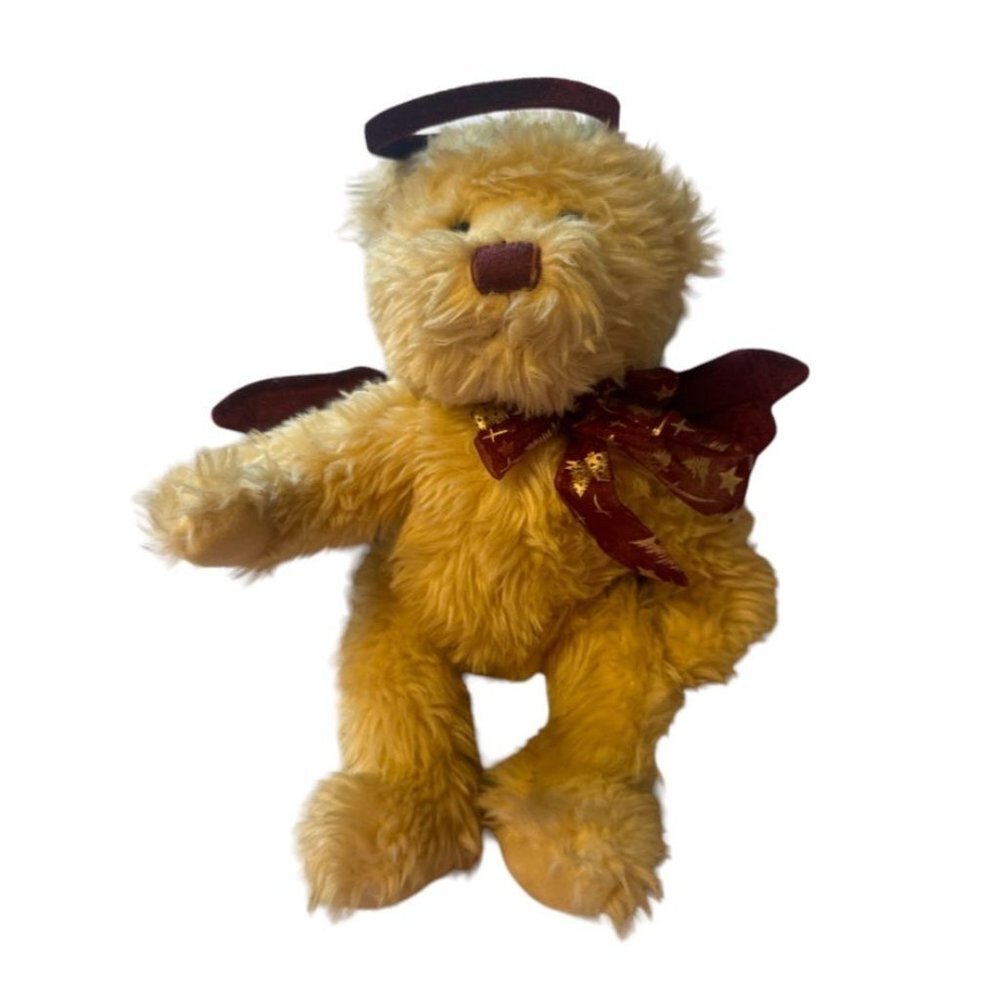 Vintage Harrison Bear Plush Special Edition HSN Angel Bear 2000 Red Wings